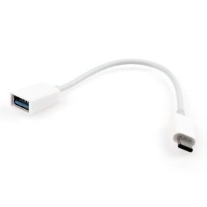 GOLF GF-TOTGW USB 2.0 OTG CABLE FEMALE TO USB C MALE WHITE 0.15m