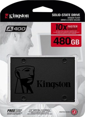 480Gb Σκληρός Δίσκος Εσωτερικός Kingston Hard Disk Solid State Drive SSD 2.5 SA400S37/480G