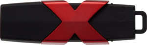 64GB USB 3.1 KINGSTON HYPER X SAVAGE BLACK-RED STICK HXS3/64GB
