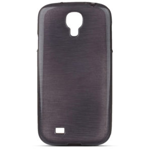 Μαύρη Θήκη Κινητού Samsung Galaxy S4 Plastic Flexible Jelly Case Brush Black