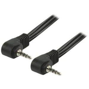 VALUELINE VLCP 22000 B1.00 JACK 3.5 MALE TO JACK 3.5 MALE AUDIO STEREO CORNER CABLE 1m