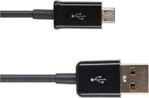 SAMSUNG ECB-DU5ABE BLACK USB A 2.0 CABLE TO MICRO USB CHARGER/DATA 1m SAMSUNG SMARTPHONE ORIGINAL