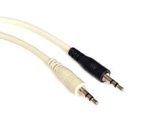 Audio Cable Jack 2.5 Male To Jack 2.5 Male Stereo 1.8m White Καλώδιο Ήχου Λευκό CAB-J035