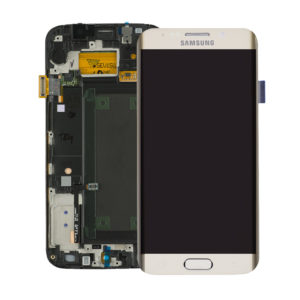 Οθόνη Samsung Galaxy S6 Edge SM-G925F GH97-17162B Original LCD & Touch FHD White Curved Αυθεντική οθόνη & Τζάμι Αφής Λευκή