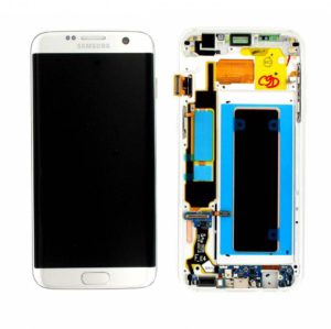 Οθόνη Samsung Galaxy S7 Edge SM-G935F GH97-18533D Original LCD & Touch FHD White Curved Αυθεντική οθόνη & Τζάμι Αφής Λευκή