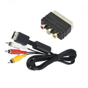 RCA AV CABLE & SCART HEAD (PSX/PS1/PS2/PS3)