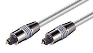 Optical Cable Metallic Male To Male 3m Οπτική Ίνα Μεταλλικά Βύσματα CAB-O007
