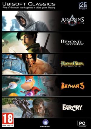 UBISOFT CLASSICS [ASSASSIN S CREED, BEYOND GOOD & EVIL, PRINCE OF PERSIA THE SANDS OF TIME, RAYMAN 3, FARCRY] (PC)