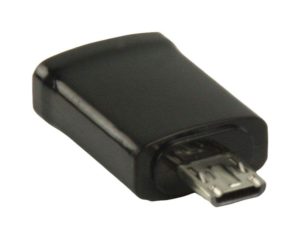 ADAPTER MHL USB 11 PIN MICRO B MALE/FEMALE BLACK ADAPTOR VALUELINE VLMP39020B