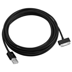 USB POWER/DATA RETRACTABLE CABLE iPHONE 4/iPOD/iPAD GOOBAY 62457 BLACK