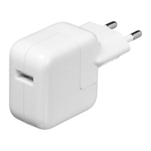 Apple Md836zm/a USB Charger 5V 2.4Am A1401 12w Αυθεντικό Τροφοδοτικό Πρίζας Λευκό