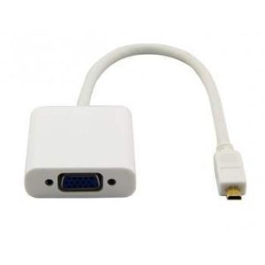 MHL 0.20m USB 5 PIN MICRO B MALE TO VGA FEMALE WHITE CAB-MHL002