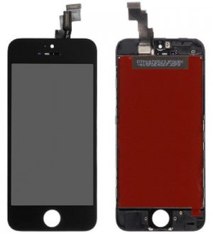 Οθόνη iPhone 5C LCD & Touchscreen - Digitizer High Grade AAA+ Black Οθόνη & Τζάμι Αφής Μαύρη i5C