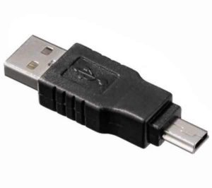 ADAPTER USB A MALE TO USB B 5P MINI MALE BOR036009