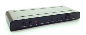PTH-003 HDMI 1.4 19pin 4 PORT SWITCH ADAPTER M/F MULTIMEDIA FULL HD PIP 4K & REMOTE