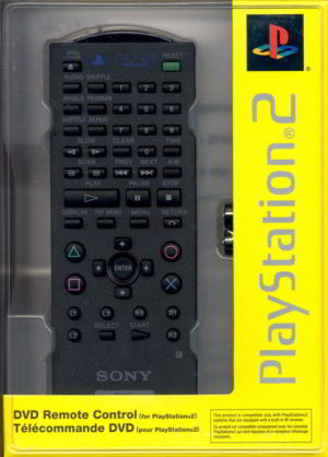 DVD REMOTE CONTROL SONY BLACK (PS2)