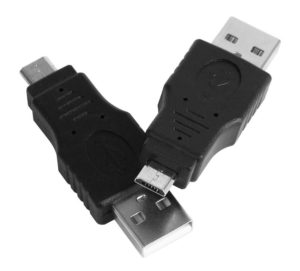 USB A 2.0 Adapter Male To Micro USB Male Black CAB-U109