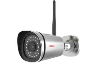 Foscam FI9900P Camera Bulelt 2.8mm IP66 2 X Zoom IR 20m Extenal 1080p WiFi Silver Κάμερα Εξωτερικου Χώρου Ασημί