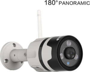 Κάμερα Αδιάβροχη Πανοραμική Εξωτερικoύ Χώρου Λεύκη Camera Bullet Panoramic IP IR 10m External 1080p WiFi White Vstarcam C63S ML-