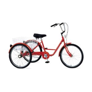 Ποδήλατο | Clermont | Τρίκυκλο 24 ιντσών | Κόκκινο