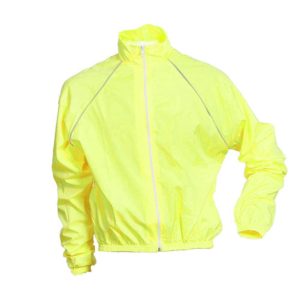 Αδιάβροχο και αντιανεμικό ποδηλασίας | Demaraz | κίτρινο - fluo