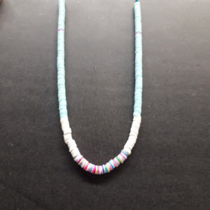 Κολιέ Unisex Anannaμε Πολυμερικό beads WhiteCiel