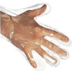 Γάντια Μιάς Χρήσης Διάφανα (L) 50 Ζεύγη 100τμχ