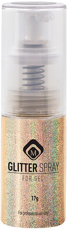 Magnetic Glitter Spray For Gel Hologram Gold 17gr