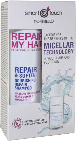 Montibello Smart Touch Repair My Hair Shampoo 300ml + Micellar Water 30ml