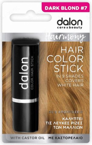 Dalon Color Hair Stick Νο7 Ξανθό Σκούρο 4,5gr