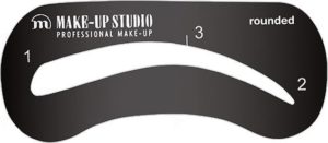 Make-up studio Brow Stencil 1 Rounded