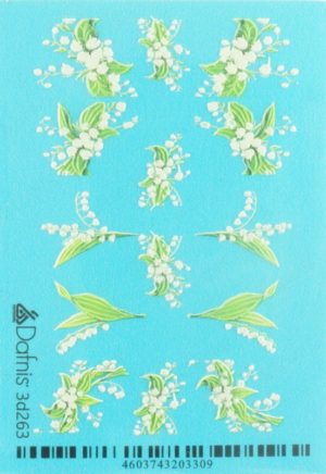 Dafnis Decal Nail Stickers 3D Volume 3D263