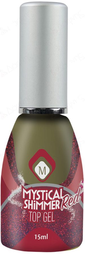 Magnetic Mystical Shimmers Top Gel Red 15ml