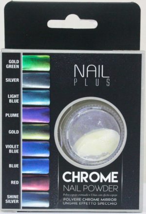 Nail Plus Chrome Nail Powder No20 Silver