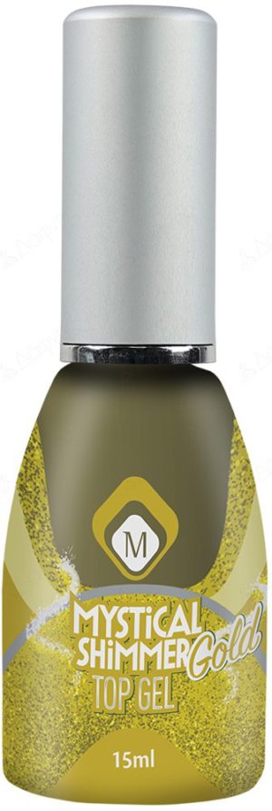 Magnetic Mystical Shimmers Top Gel Gold 15ml