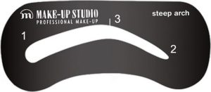 Make-up studio Brow Stencil 4 Steep Arch