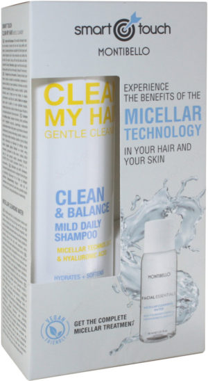 Montibello Smart Touch Clean My Hair Shampoo 300ml + Micellar Water 30ml
