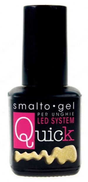 Gel For Nail Quick It Gold Shimmer Smalto Gel 8ml