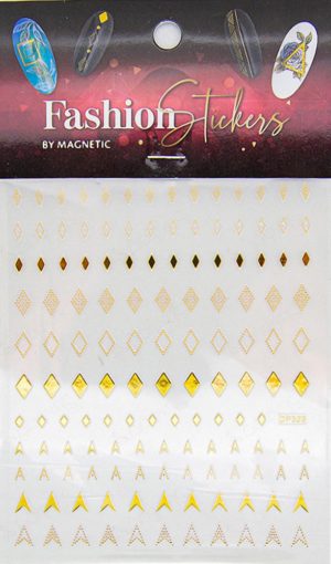 Magnetic Fashion Sticker Diamond Gold