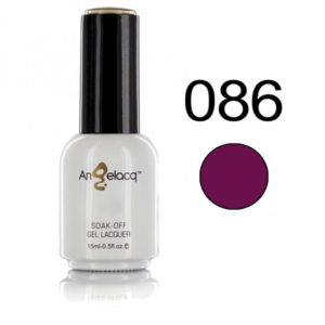 Ημιμόνιμο επαγγελματικό βερνίκι ANGELACQ 15ML - 0.5FL.OZ 086 Purple Orchid