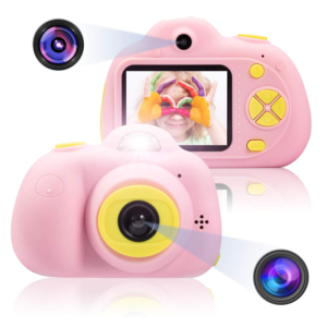 Παιδική φωτογραφική μηχανή 8MP με διπλό φακό - OEM ΡΟΖ