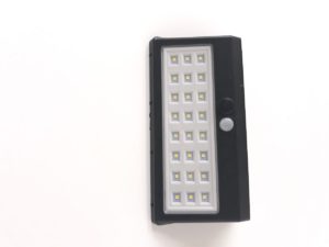 Mini ηλιακό ευρυγώνιο φωτιστικό τοίχου LED με ανιχνευτή κίνησης + αισθητήρα νυκτός