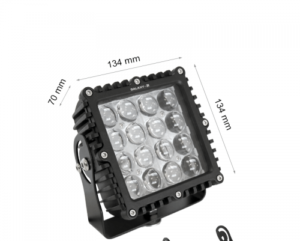 Αδιάβροχος προβολέας LED 80W 6000K IP67 12V/24V 1τμχ