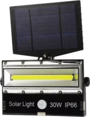 Προβολέας LED T8501-COB 30W με ηλιακό πάνελ και αισθητήρα κίνησης