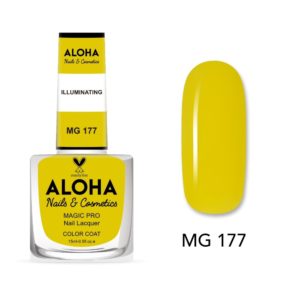 Βερνίκι Νυχιών 10 ημερών με Gel Effect Χωρίς Λάμπα Magic Pro Nail Lacquer 15ml - MG 177 / ALOHA Nails + Cosmetics