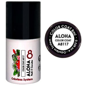 Ημιμόνιμο βερνίκι Aloha 8ml - Color Coat A8117 / Χρώμα: White (Λευκό)