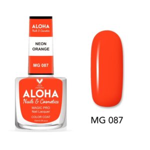 Βερνίκι Νυχιών 10 ημερών με Gel Effect Χωρίς Λάμπα Magic Pro Nail Lacquer 15ml - MG 087 / ALOHA Nails + Cosmetics