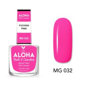 Βερνίκι Νυχιών 10 ημερών με Gel Effect Χωρίς Λάμπα Magic Pro Nail Lacquer 15ml - MG 032 / ALOHA Nails + Cosmetics