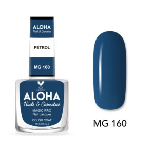 Βερνίκι Νυχιών 10 ημερών με Gel Effect Χωρίς Λάμπα Magic Pro Nail Lacquer 15ml - MG 160 / ALOHA Nails + Cosmetics