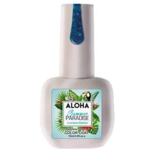 Ημιμόνιμο βερνίκι Aloha 15ml - Star Shine Glitter SP 36 (Σκούρο γαλάζιο με γαλάζιο glitter)